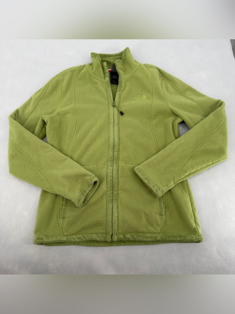 The North Face Green Full Zip Fleece Jacket Medium